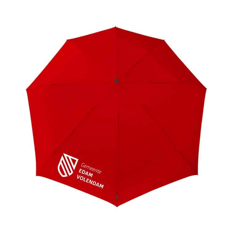 Gemeente paraplu rood